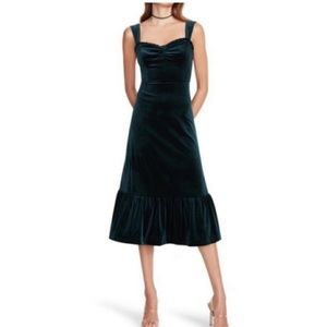 Betsy Johnson green velvet dress
